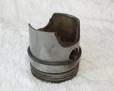 Javelin piston with &quot;O&quot; ring